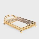 Ensemble Mbikhra Carreaux - Blanc et doré - 4 pièces – Image 3